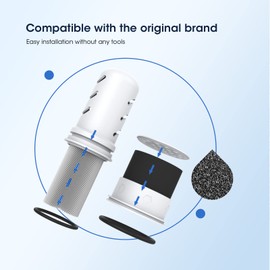 GLACIER FRESH Water Pitcher Filter Replacement for LS Home Dispenser and Pitcher Systems, Reduces Chlorine Taste and Odor, 1 Membrane Micro Filter