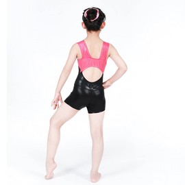 Aosva Baby Girls' Sparkle Dancing Tumbling Athletic Gymnastics Sparkle Black Short 2T-3T