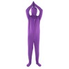 Screen Bodysuit Polyvinyl Chloride Fiber Purple Invisible Photography Chromakey Suit