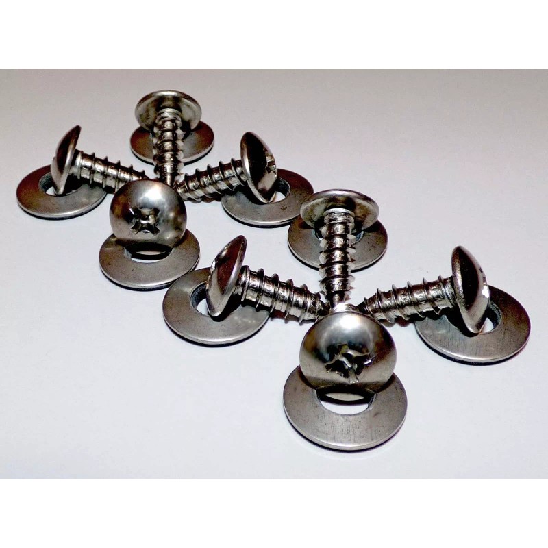 RTBolts 8-Pack Corvette C1 thru C8 No Rust Stainless •