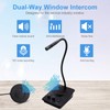 CallToU Window Speaker Intercom System and Counter Intercom for Bank