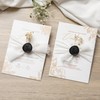 PONATIA Black Wax Seal Stickers - Wedding Invitation Seal Stickers,