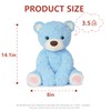 Niuniu Daddy 14" | 3.5 Pound Weighted Bear Stuffed Animal,