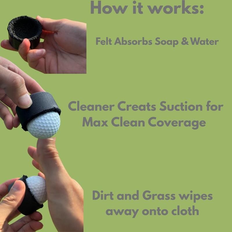 Luna's Ball Washer - Magnetic 3D Printed Golf Ball Washer