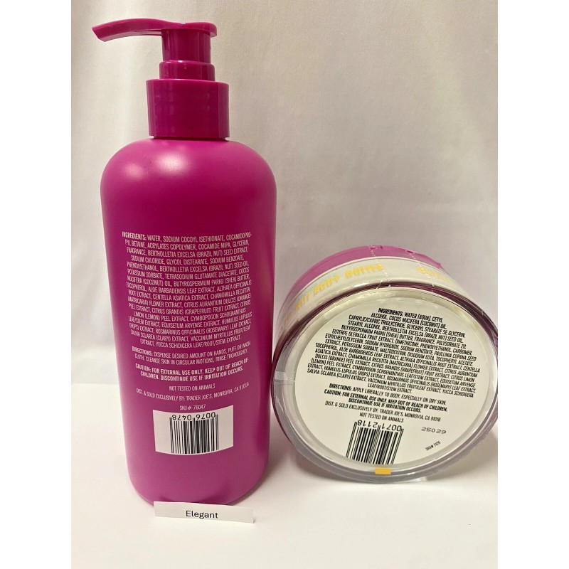 Trader Joe's Brazil Nut Body Butter Wash & Body Butte
