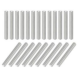 sourcing map 55Pcs Dowel Pin 5mm x 40mm Shelf Support Pin 304 Stainless Steel Shelf Pegs for Shelves Cabinets Furniture Nickel Plated, Silver Tone