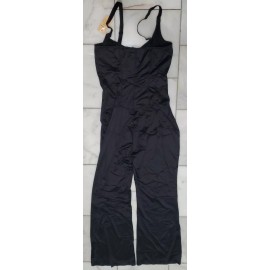 Popilush Women's Size XL Black V Neck Sleeveless Shapewear Pant Jumpsuit
