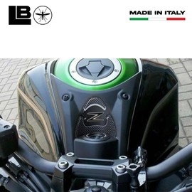 labelbike - 3D Resin Sticker Kit Carbon Protection Compatible with Kawasaki Z800 Colour Grey