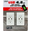 Feit Electric 2-Pack Tamper Resistant Wall Outlet 120V, with (2)