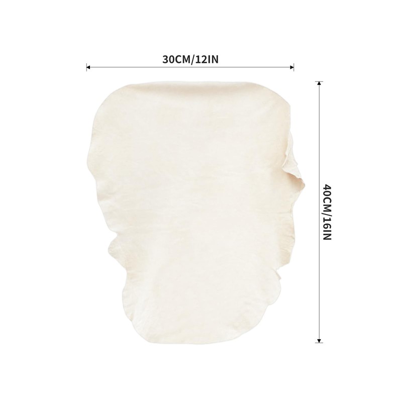 CarPlusStudio Natural Deerskin Cleaning Cloth, 1 Car Deer Leather Towel,