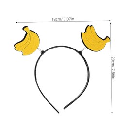 Ipetboom 6pcs Watermelon Party Headbands Girls Holiday Headbands Summer Party Accessory Hawaiian Luau Headwear for Boys and Girls Adults