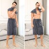 Tolenre Sauna Kilt and Towel Set for Men, Adjustable Sauna