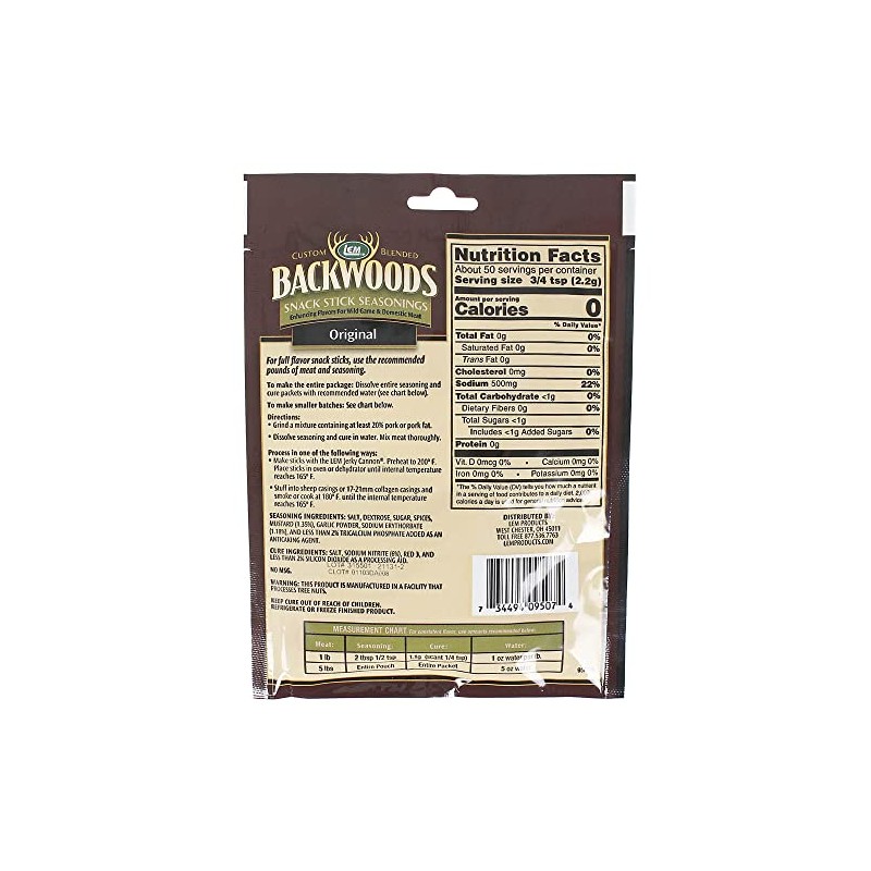 LEM 9507 Backwoods Seasoning