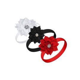 Diademas para bebé niña (LK8) (rojo + negro + blanco)