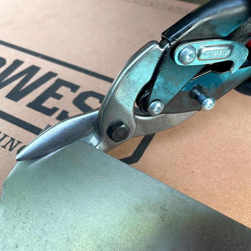 MIDWEST Aviation Snip - Left Cut Regular Tin Cutting Shears