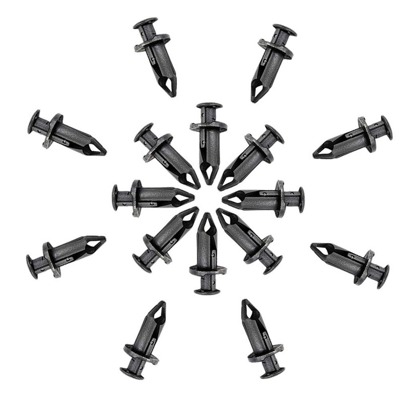 LABLT 100 pcs Car 8mm Dia Hole Plastic Rivets Fastener
