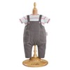Corolle 12-Inch Bb Smock and Denim Overall Outfit
