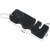 Black Pocket Knife Sharpener,Kitchen Knife Sharpener, Scissor Sharpener, Handheld Keychain