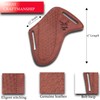 ADAM KNIVES Leather Knife Sheath For Belt, Slanted Pancake Sheath,