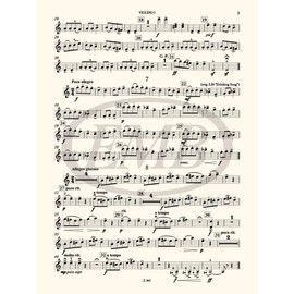 Bartók Béla: Ten Pieces from the Series 'For Children' / for three violins and cello or string quartet or youth string orchestra / Transcribed by Weiner Leó / sheet music