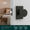 Mega Handles Laura Privacy Door Knobs - 1 Pack Reversible