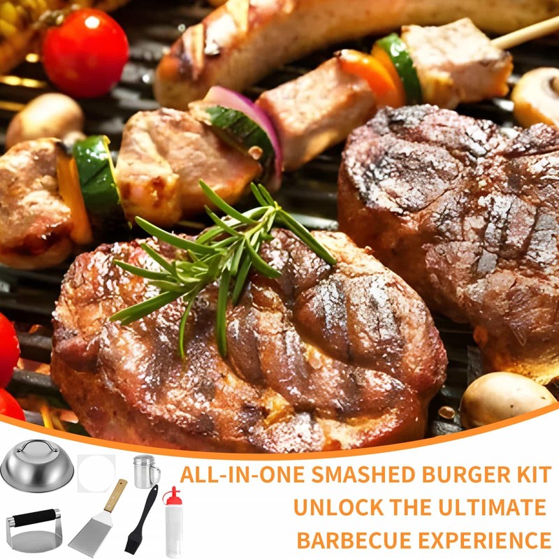 Smashed Burger Press Set Burger Making Tools Stainless Steel Burger