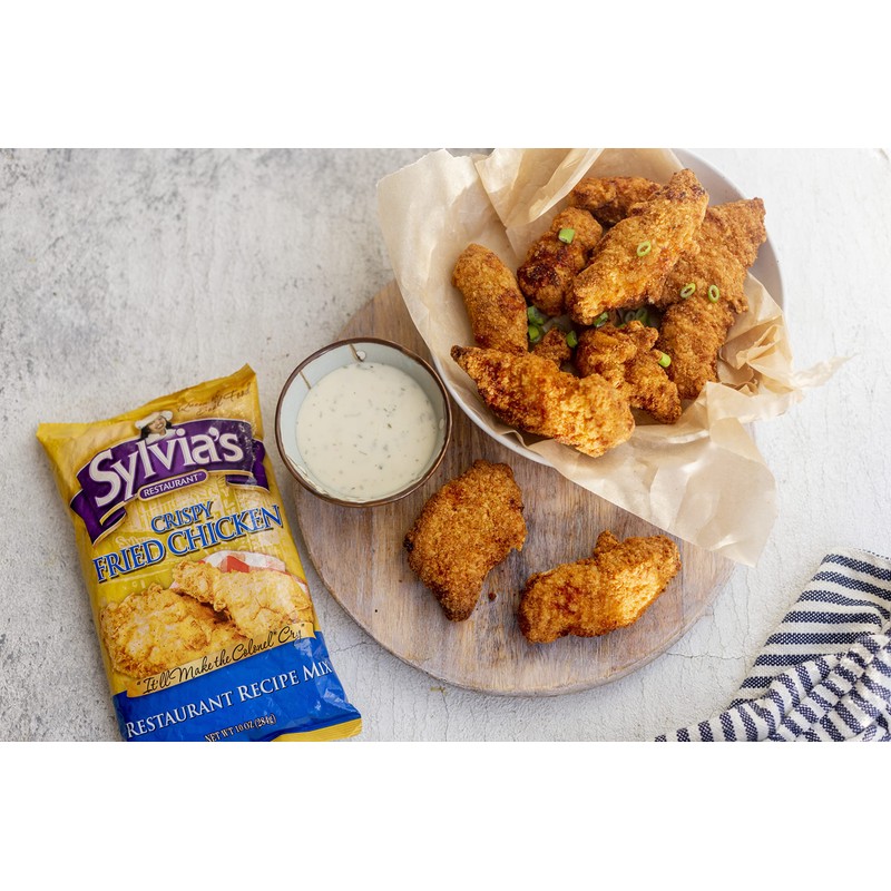 Sylvia’s Crispy Fried Chicken Mix, Chicken Fry Seasoning Mix for