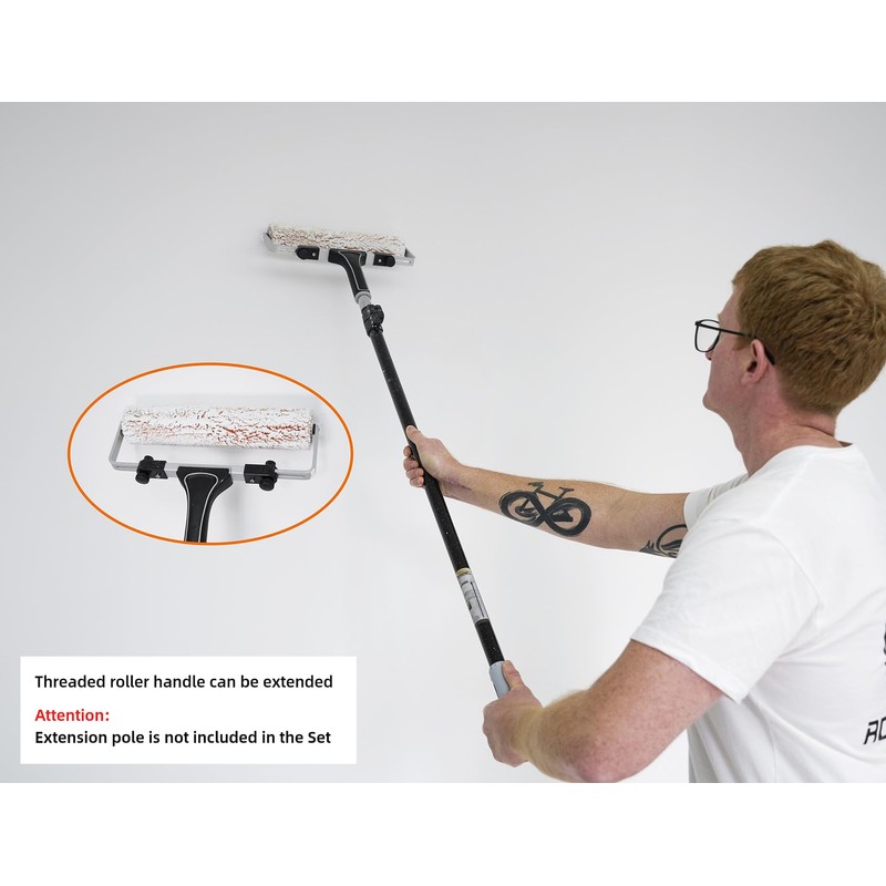 ROLLINGDOG 12 Inch Paint Roller Kit - 7 PC Complete