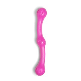 WEST PAW Zogoflex Echo Zwig Squeezy Dog Fetching Stick – Bouncy, Hollow, Squishy Interactive Toy for Puppies, Large Dogs – Floatable Stick, Lightweight Chewy Toy for Catch/Fetch – 13.75”, Hot Pink