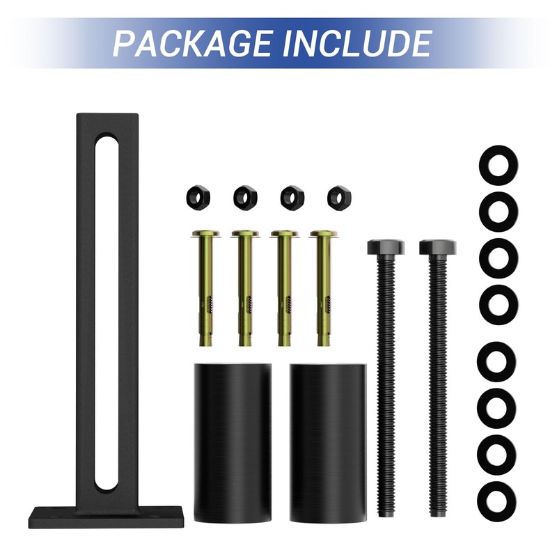 TOIMIOTOIM Adjustable Slide Gate Guide Roller,Heavy Duty 4" Thickening Sliding