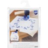 Vervaco Cross Stitch Table Runner Kit Blue Butterflies 16" x