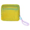 QEZEZA Makeup Pouch, Storage Pouch, Large Capacity, Travel Bag, Square