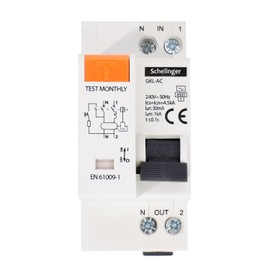 Schelinger Residual Current Circuit Breaker with Circuit Breaker / FI+LS / 2-Pin 30 mA / B16 / B25 / C16 / C25 (C25)