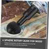 Ipetboom Sphere Rotary Burr for Woodworking Angle Cutter Tool Round