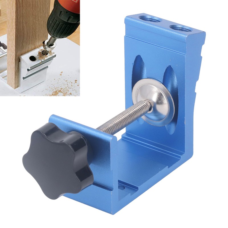 46PCS Set Pocket Dowel Hole Jig System Aluminum Alloy Slant