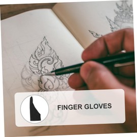 CHILDWEET 4 pcs Thumb Guard Gloves Comfortable Fabric Finger Protection for Painting Sweat and Dirt Prevention for Adults Men and Women Thumb Guard Gloves