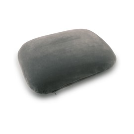 Travel Pillow Memory Foam Bed Small Pillow Warm Soft Velvet Cover Lightweight Home Pillow for Travel, Sleeping, Nap and Neck, Knee, Leg, Lumbar Support Ideal Backpacking, Airplane and Car (Gray)