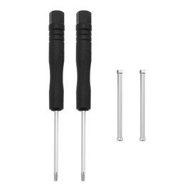 LT Easiyl 1Set Watch Band Lug Link Pins Repair Kit with 2x Metal Screw Rods 2x Screwdrivers Compatible with Garmin Fenix 7X/7Xpro/6Xpro/5X Plus/3/3 HR, Silver