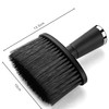 Black Neck Duster Brush, Neck Brush with Handle, Hair Cutting