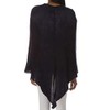 Alashan Cashmere Women's Knit Poncho Navy One Size