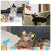 Interactive Cat Toys,Fuzzy Ball Shooter for Cats,Launcher Plush Ball Shooting