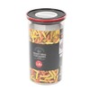 Pearl Metal HB-4494 Storage Container, Black x Red, 0.4 gal (1.6 L) Smart Seal Container Round