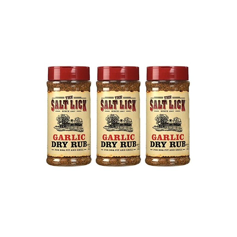 The Salt Lick BBQ Garlic Dry Rub 12 Oz -