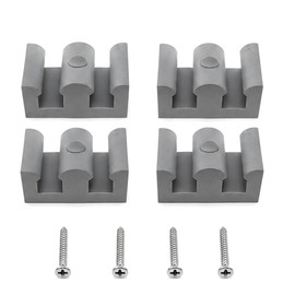 xhziy 4 Pcs Sliding Shower Door Stopper 2 Inch Gray Rubber Bumpers