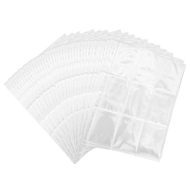 50 Pages Double Sided Clear Card Holder Card Holder Card Storage Case Photo Album Photo Album Nine Square Protective Case Pocket Photo Album Suitable for Basketball and Football Cards