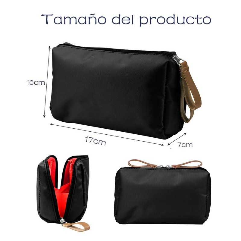 GeorgeX Bolsa de Maquillaje de Viaje para Mujer, Estuches de