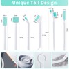 Lumkew Small Cleaning Brush Tight Spaces, 8pcs Crevice Cleaning Brushes