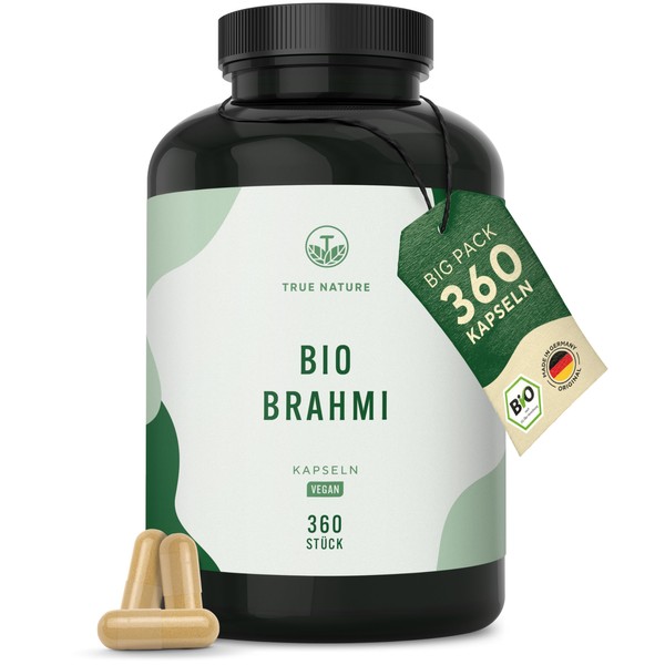 TRUE NATURE Bacopa Monnieri Brahmi - High Dose: 1,500 mg
