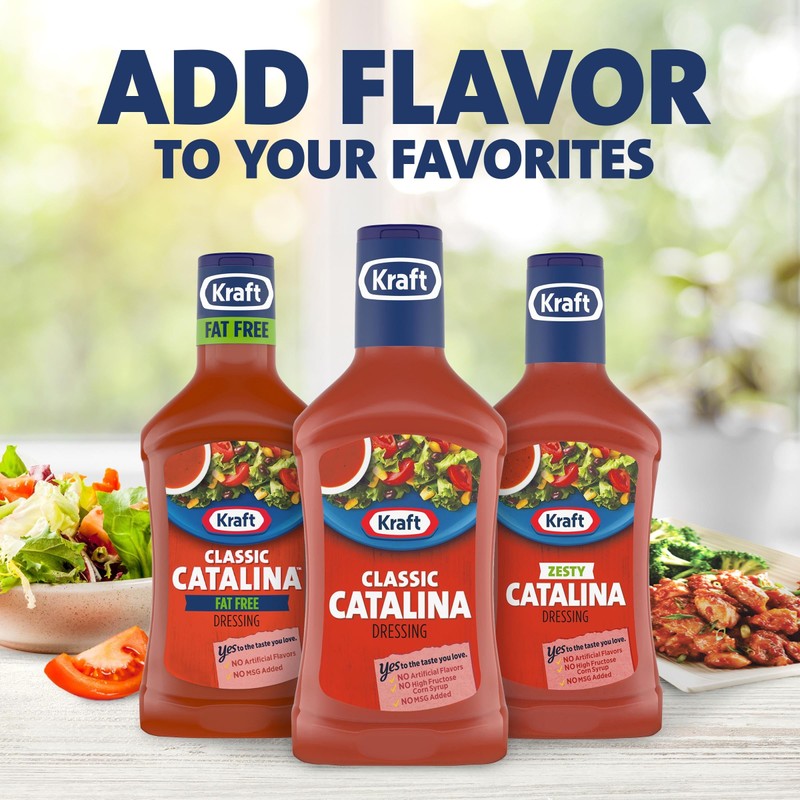 Kraft Classic Catalina Salad Dressing (8 fl oz Bottle)