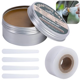 Shupakul Tree Grafting Wax Set, Tree Wound Pruning Sealer with Sealing Tape, Grafting Wax for Roses Fruit Bonsai Shrubs Plant Healing